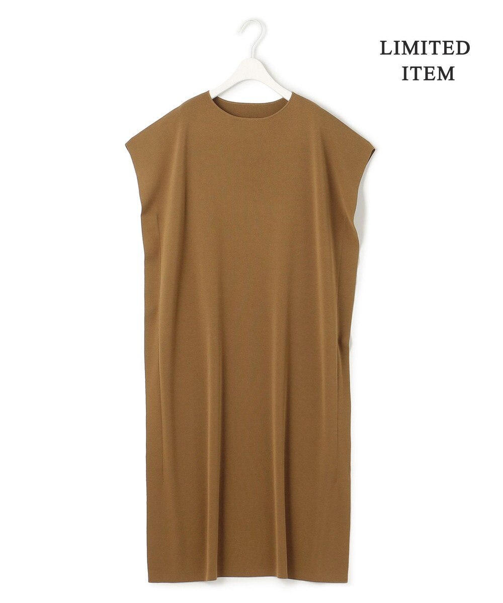 ICB 【WEB限定・洗える】ドライコットンアセテート  サイドスリットワンピース 