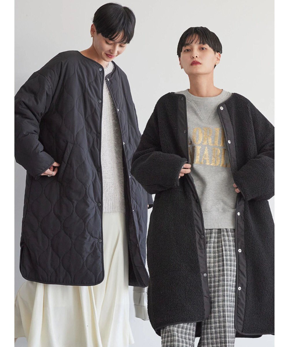 AMERICAN HOLIC 【WEB限定】あったかリバーシブルキルティングコート 