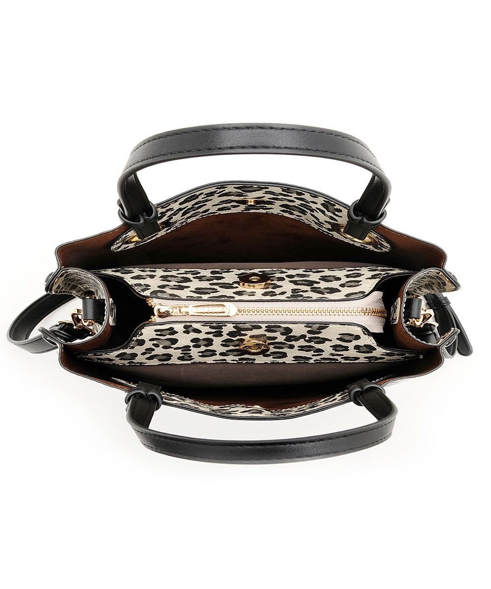 MioFIRANO カジュアルシックレオパードハンドバッグ 2WAY パスケース付き　FIRANO フィラノ 