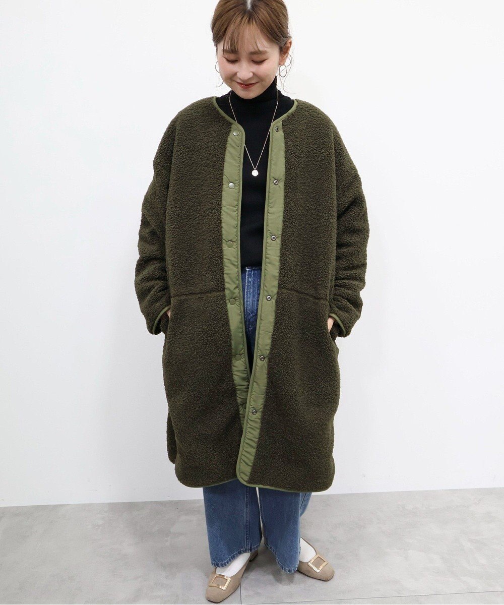 AMERICAN HOLIC 【WEB限定】あったかリバーシブルキルティングコート 