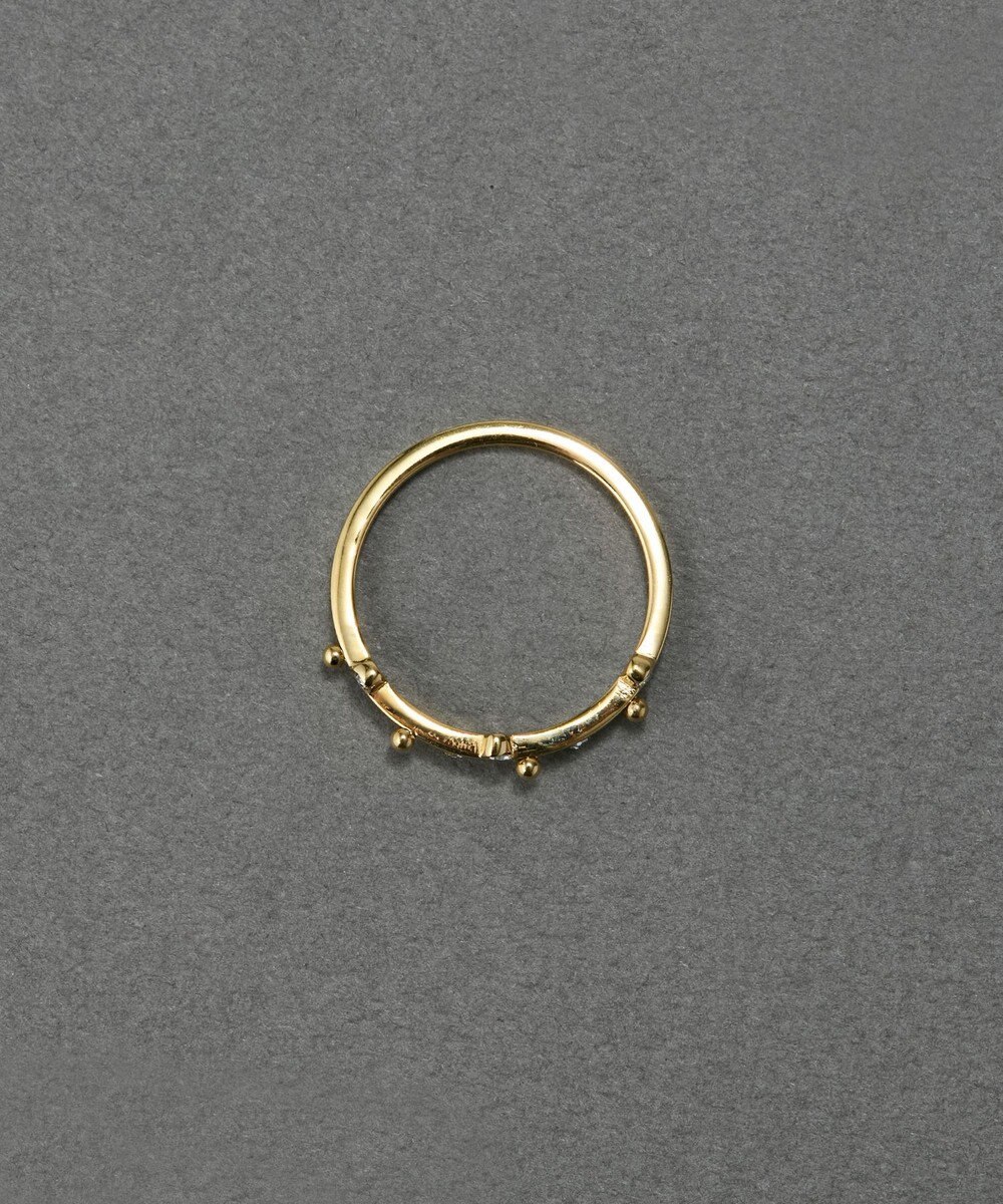Phoebe 〈金属アレルギー対応〉ドットリング　ゴールド　ステンレス 