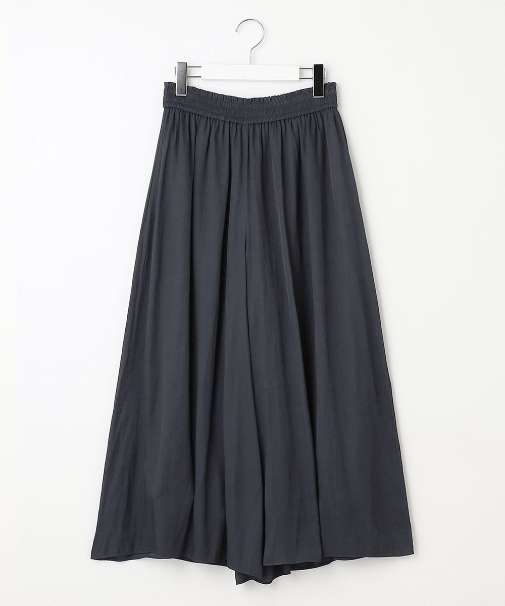 自由区 S 【WEB限定・ウエストゴム・長さ調整可・洗える】ビンテージツイル ギャザーパンツ 