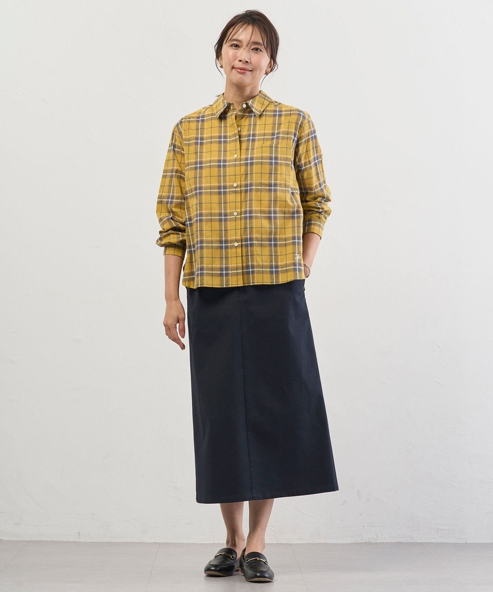 J.PRESS LADIES L チノストレッチ ナロー スカート 