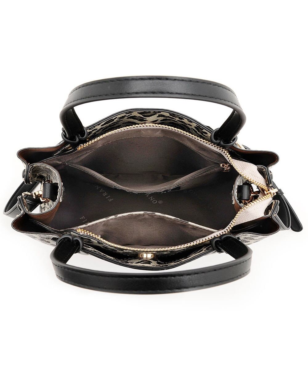 MioFIRANO カジュアルシックレオパードハンドバッグ 2WAY パスケース付き　FIRANO フィラノ 