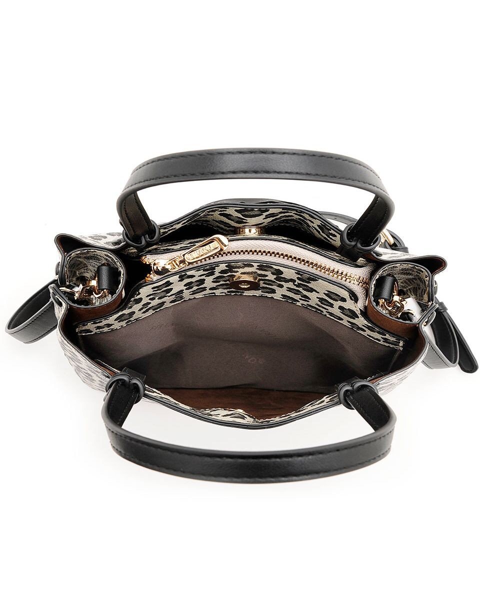 MioFIRANO カジュアルシックレオパードハンドバッグ 2WAY パスケース付き　FIRANO フィラノ 