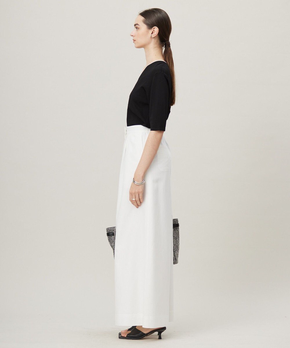 ICB 【洗える】シンセティックハイゲージ 半袖ニット 