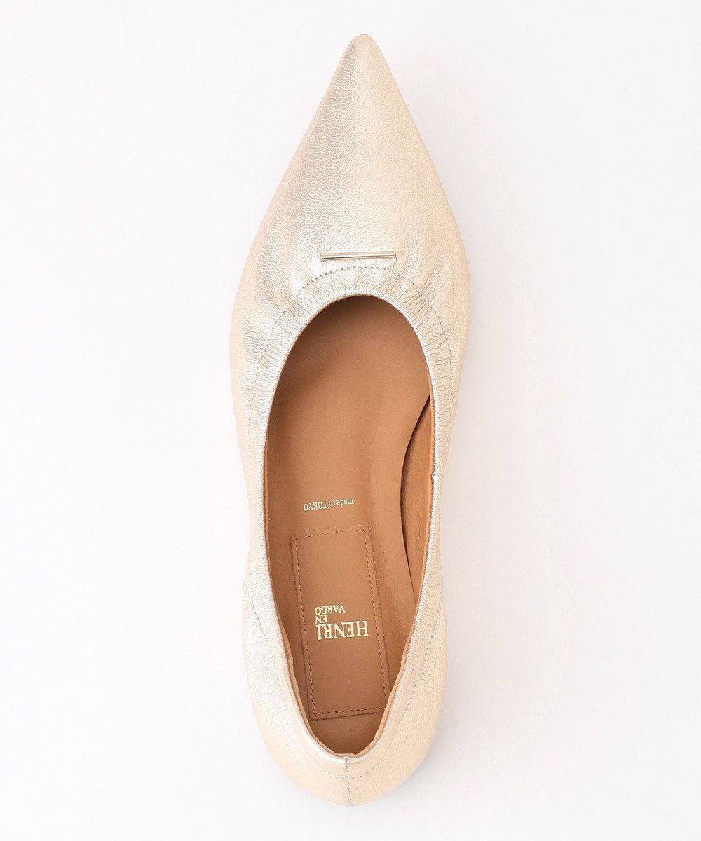 BEIGE， 【一部店舗限定】HENRI EN VARGO / ALYSSA フラットパンプス 