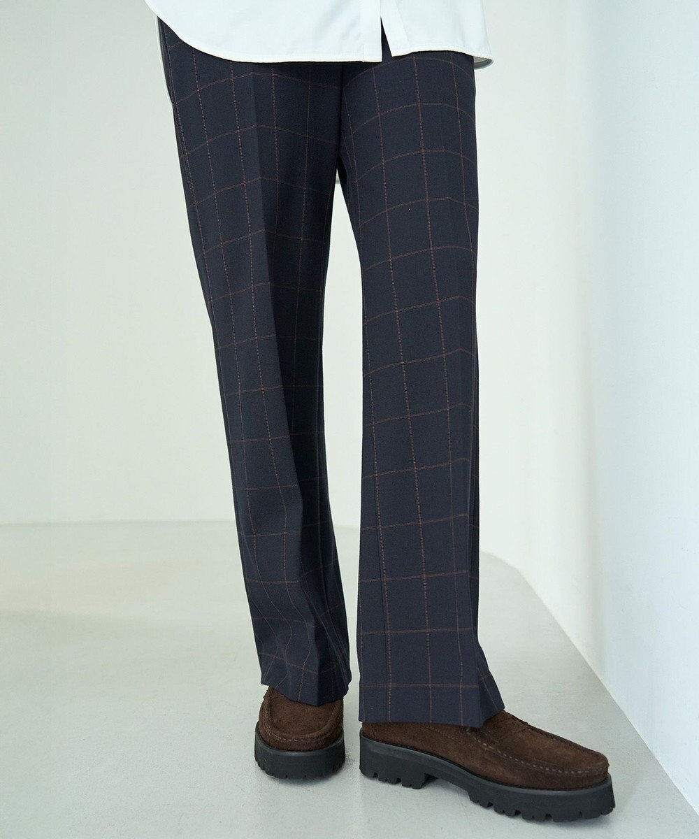 UNFILO 【ウエストゴム/14サイズ展開】beauty warm pants ワイド 