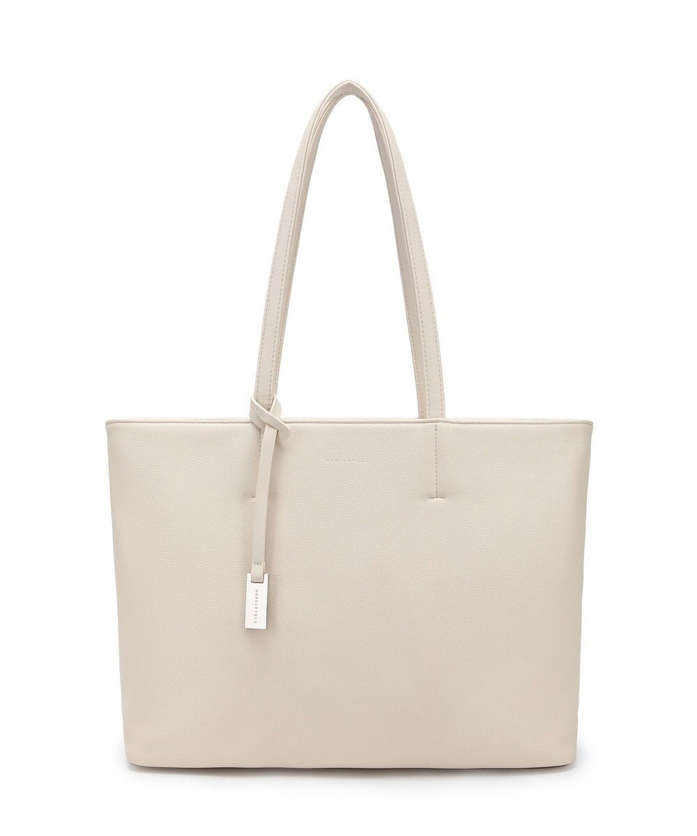 style code 【MERCURYDUO/マーキュリーデュオ】レニス　チャーム付きシンプルラージトートバッグ 