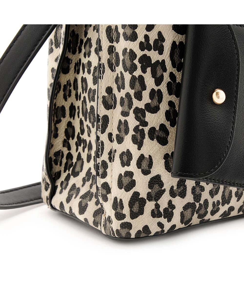 MioFIRANO カジュアルシックレオパードハンドバッグ 2WAY パスケース付き　FIRANO フィラノ 