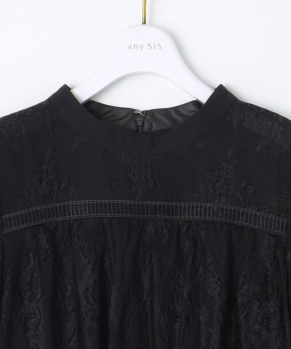 ANY SIS 【洗える】レーシーケープ ドレス 