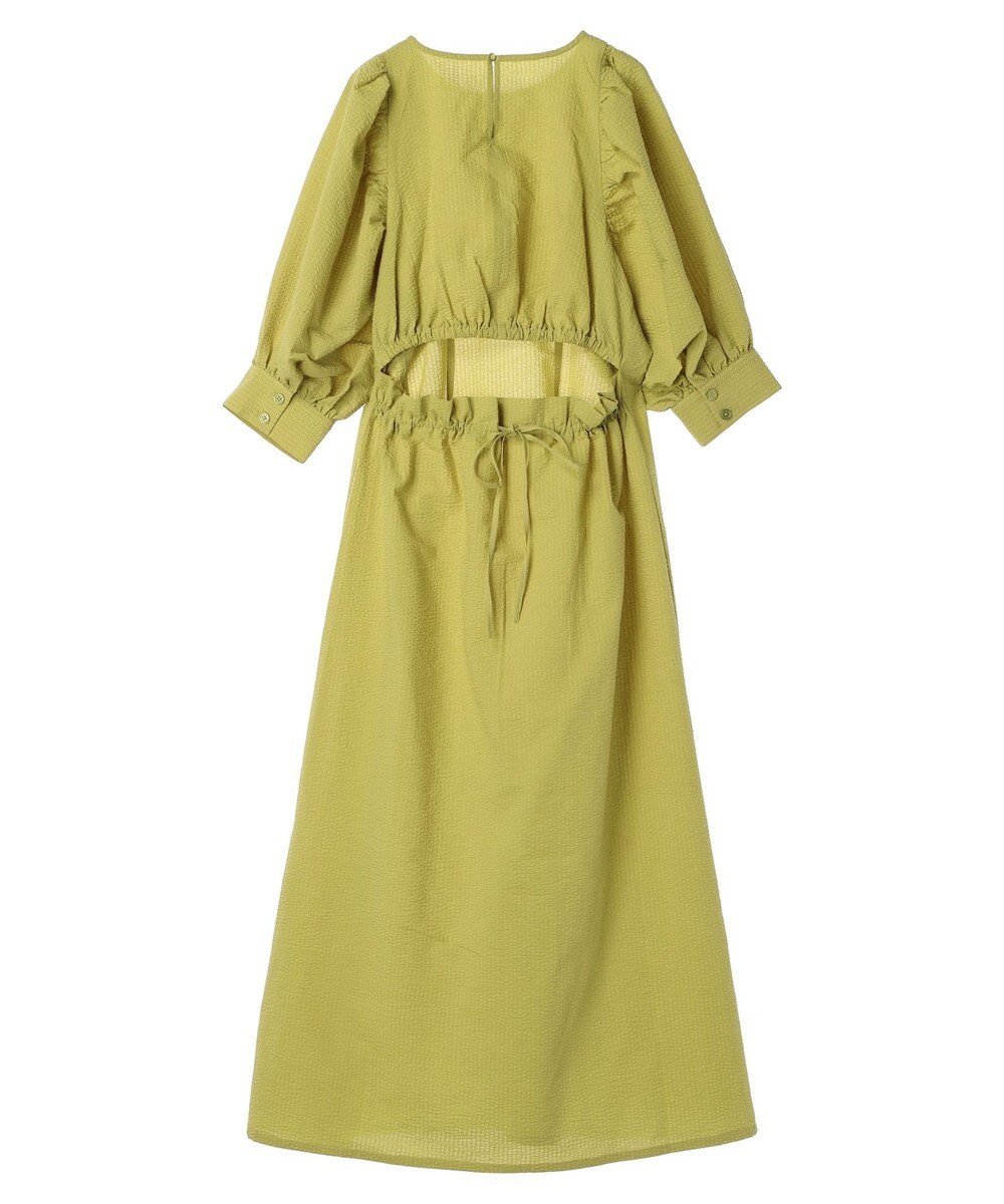 Green Parks AnriettMusee バックカットワークワンピース 