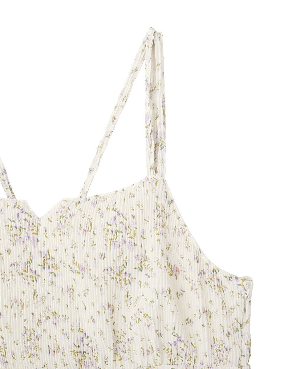 earth music&ecology フラワーバッククロスキャミワンピース 