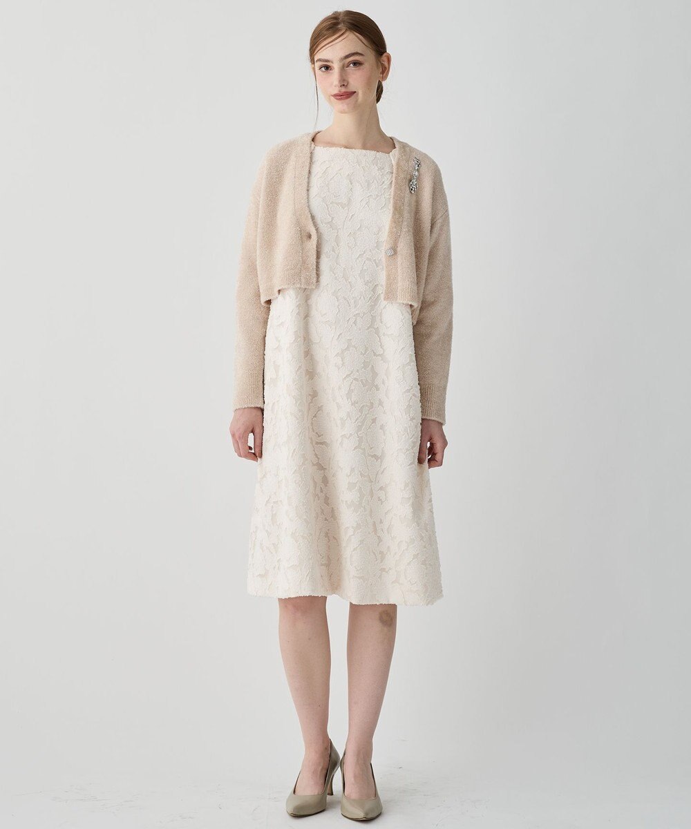 23区 【APPLAUDIR】ファンシーボレロ ビジューボタン Vネックカーディガン 