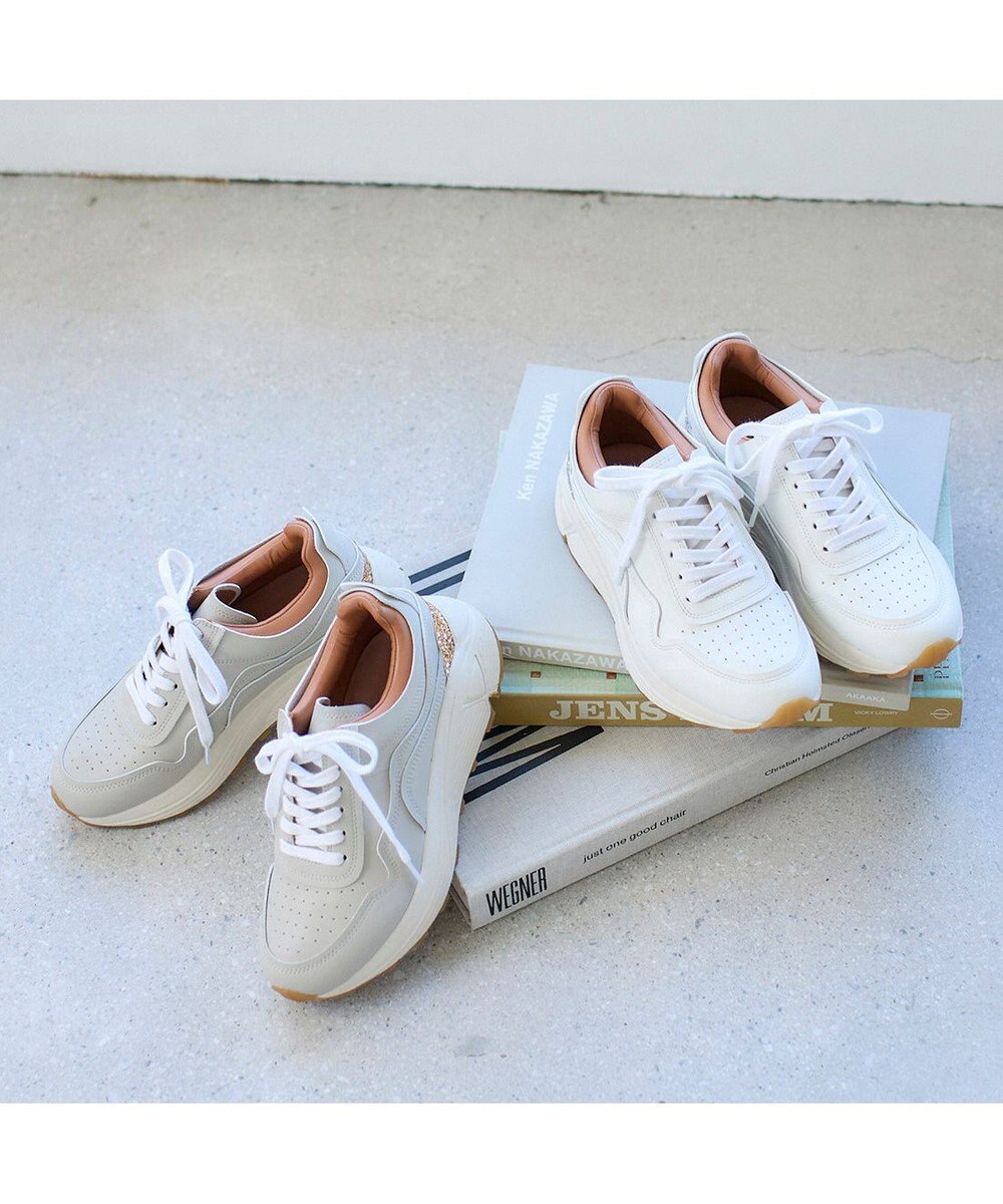 MODE ET JACOMO <carino>グリッター厚底スニーカー 