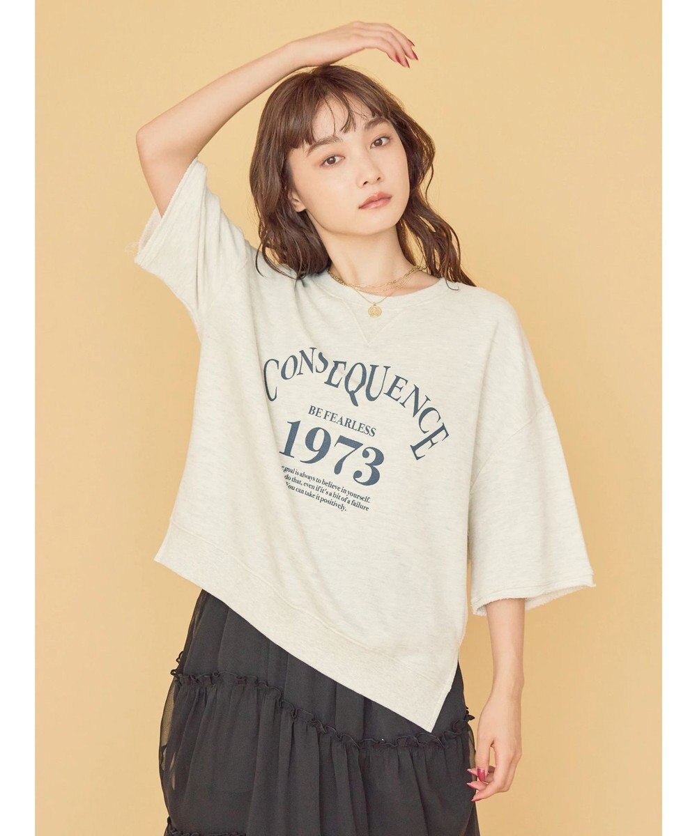 AMERICAN HOLIC ミニ裏毛ロゴカットプルオーバー2 