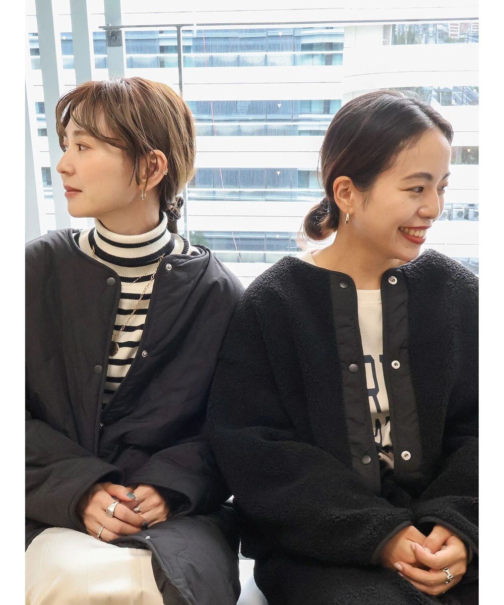 AMERICAN HOLIC 【WEB限定】あったかリバーシブルキルティングコート 