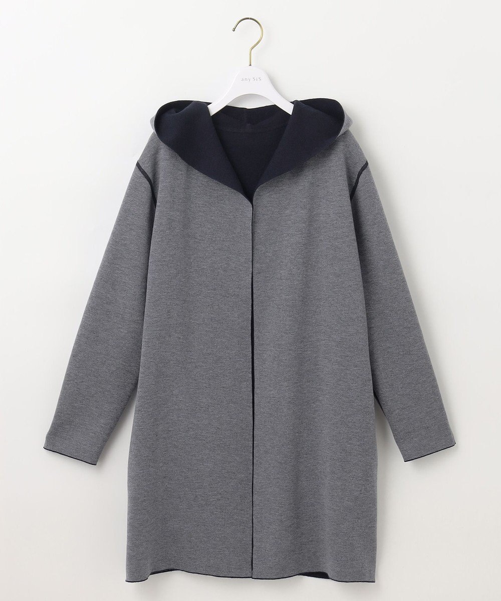 ANY SIS 【2WAY】リバーシブルフーディー アウター 