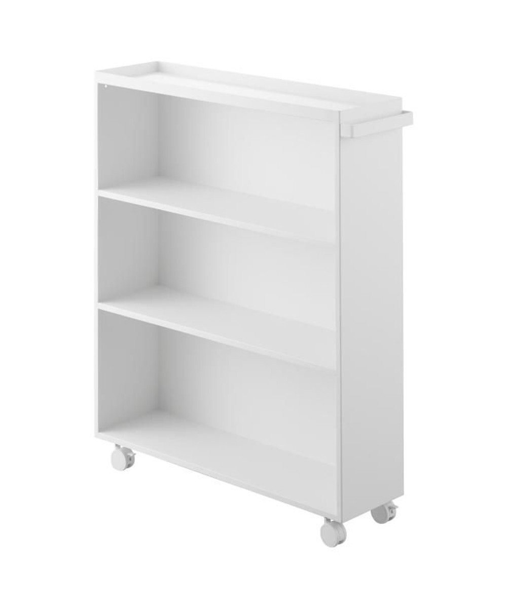 tower ハンドル付き隠せるコミックラック タワー ホワイト 