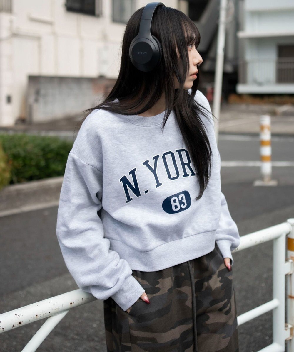 WEGO 裏起毛グラフィックスウェット 