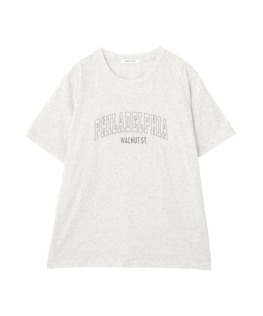 AMERICAN HOLIC 【マルチ機能】カレッジロゴＴシャツ 
