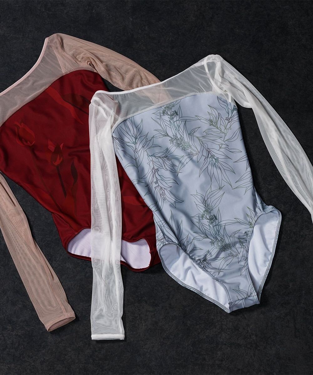 Chacott ロングスリーブレオタード 