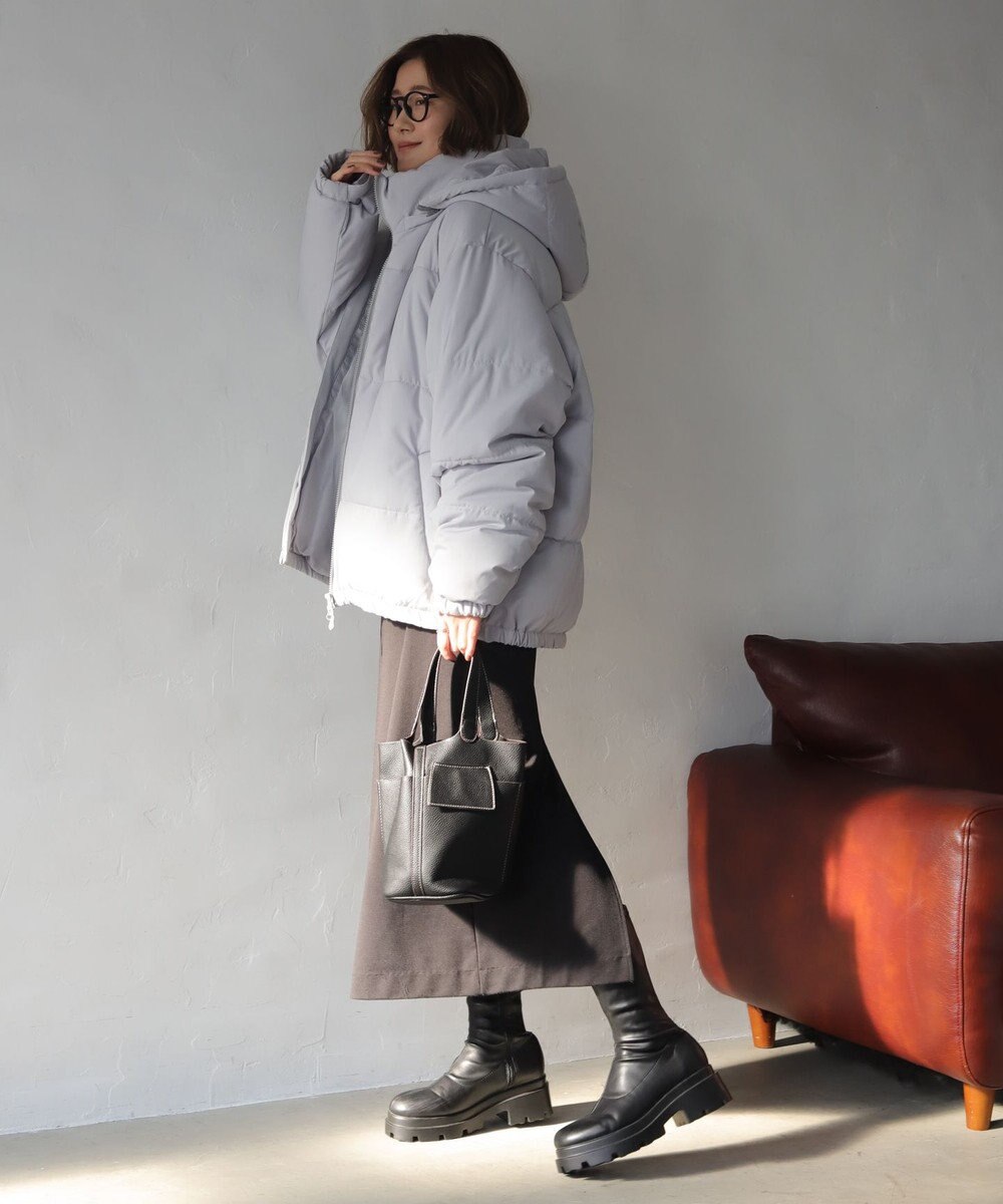 WEGO 【25年秋冬新作/ユニセックス着用ITEM/SMLサイズ展開】2WAYパファーブルゾン 