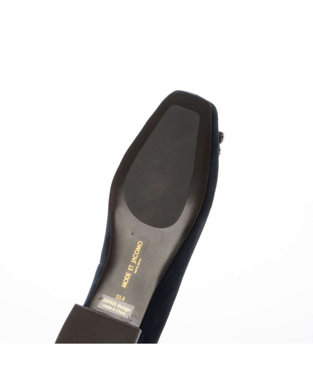 MODE ET JACOMO <MODE ET JACOMO>アシンメトリービジューフラットパンプス 