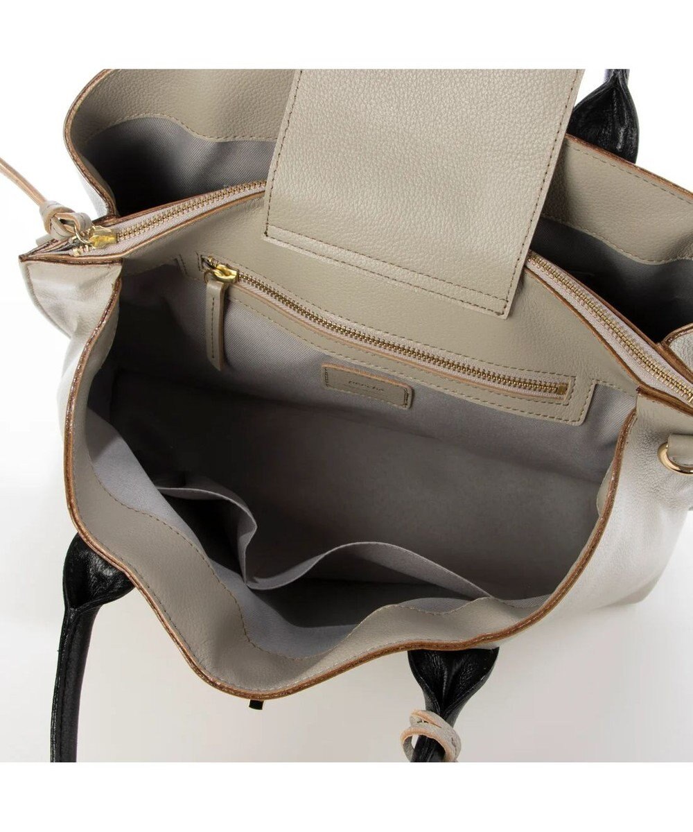 UNBILLION perche ゴートユーティリティヒネリかぶせA4トート 