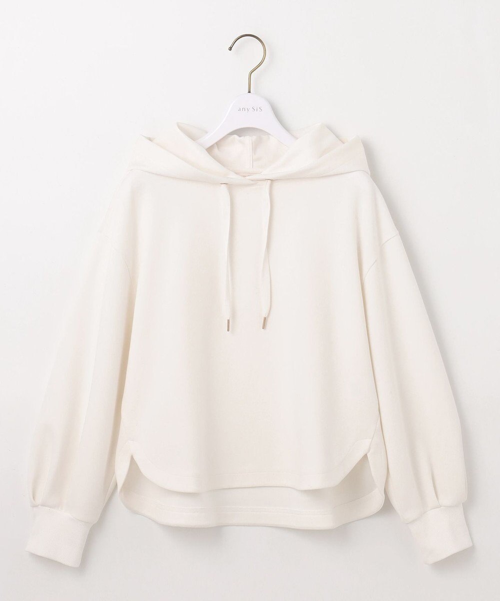 ANY SIS 【2SET】パーカー×マーブルプリントスカート セットアップ 