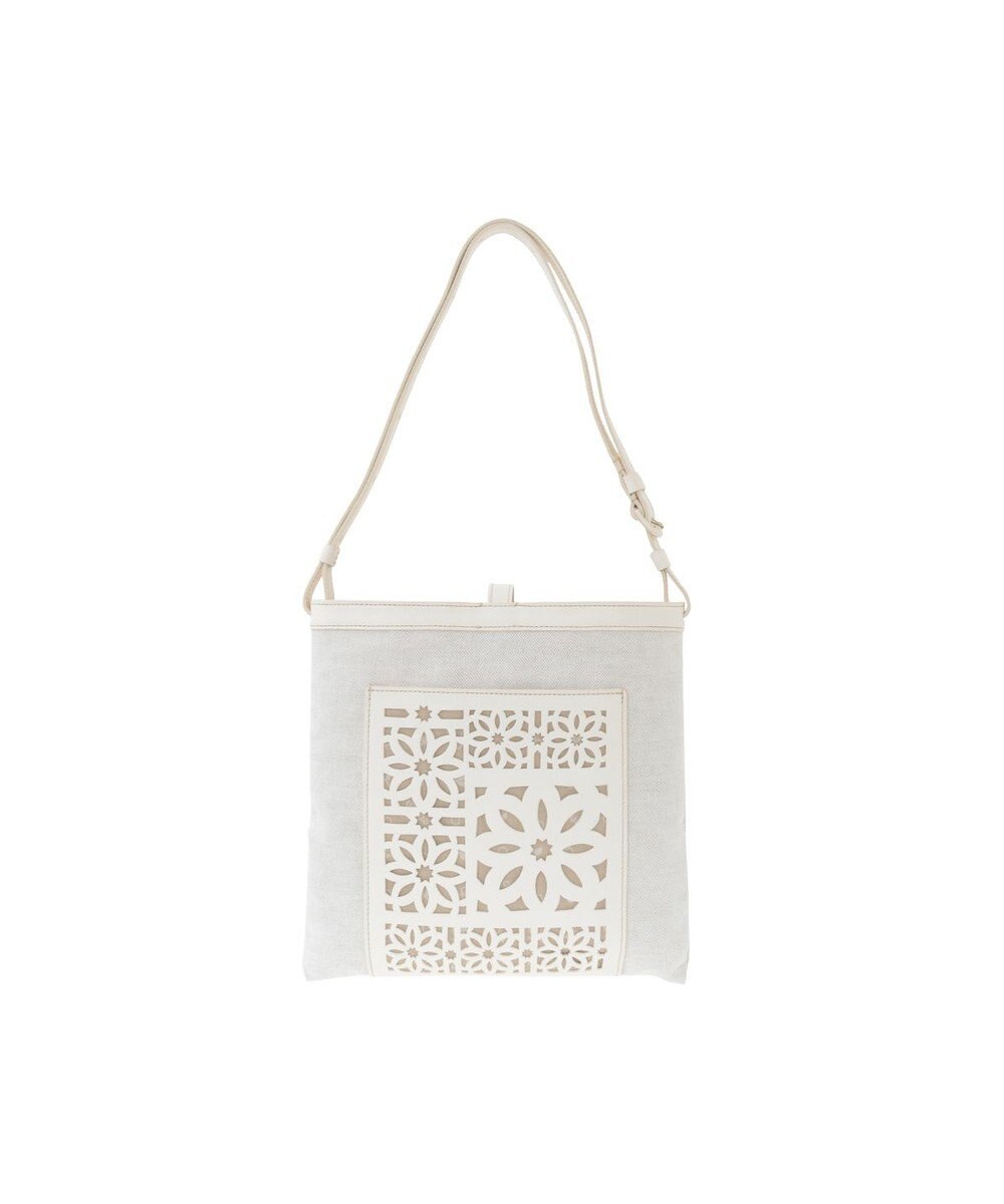 genten タペストリーカットワーク 2wayショルダーバッグ 