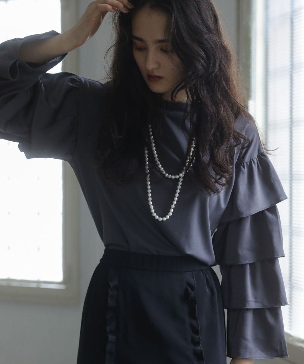 Green Parks ■ＥＳＣＡＲ　フリルスリーブプルオーバー 