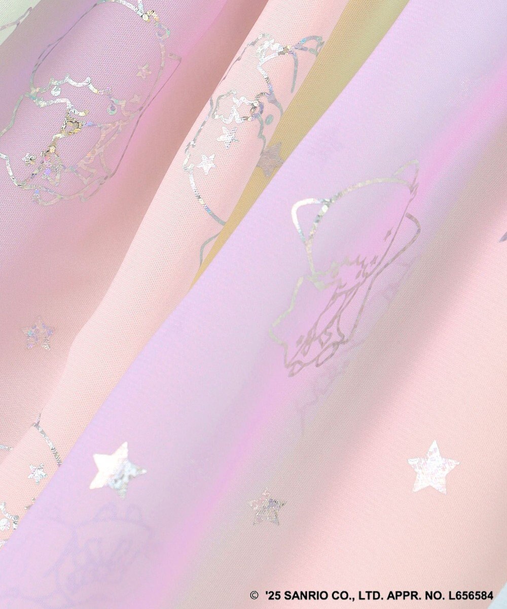 ANY KIDS 【any FAM× リトルツインスターズ 】キキ＆ララ シフォンスカート 