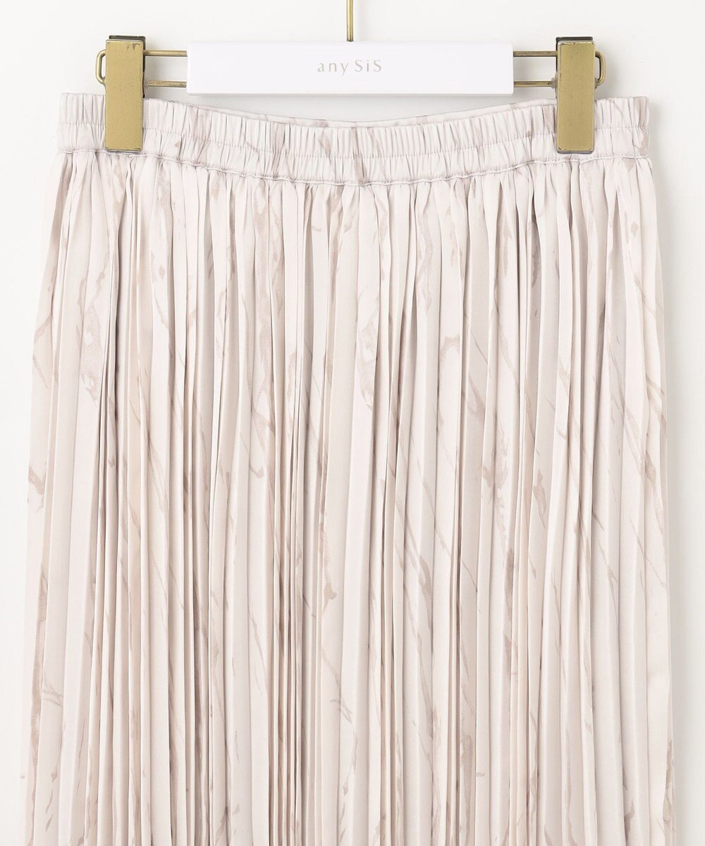 ANY SIS 【2SET】パーカー×マーブルプリントスカート セットアップ 