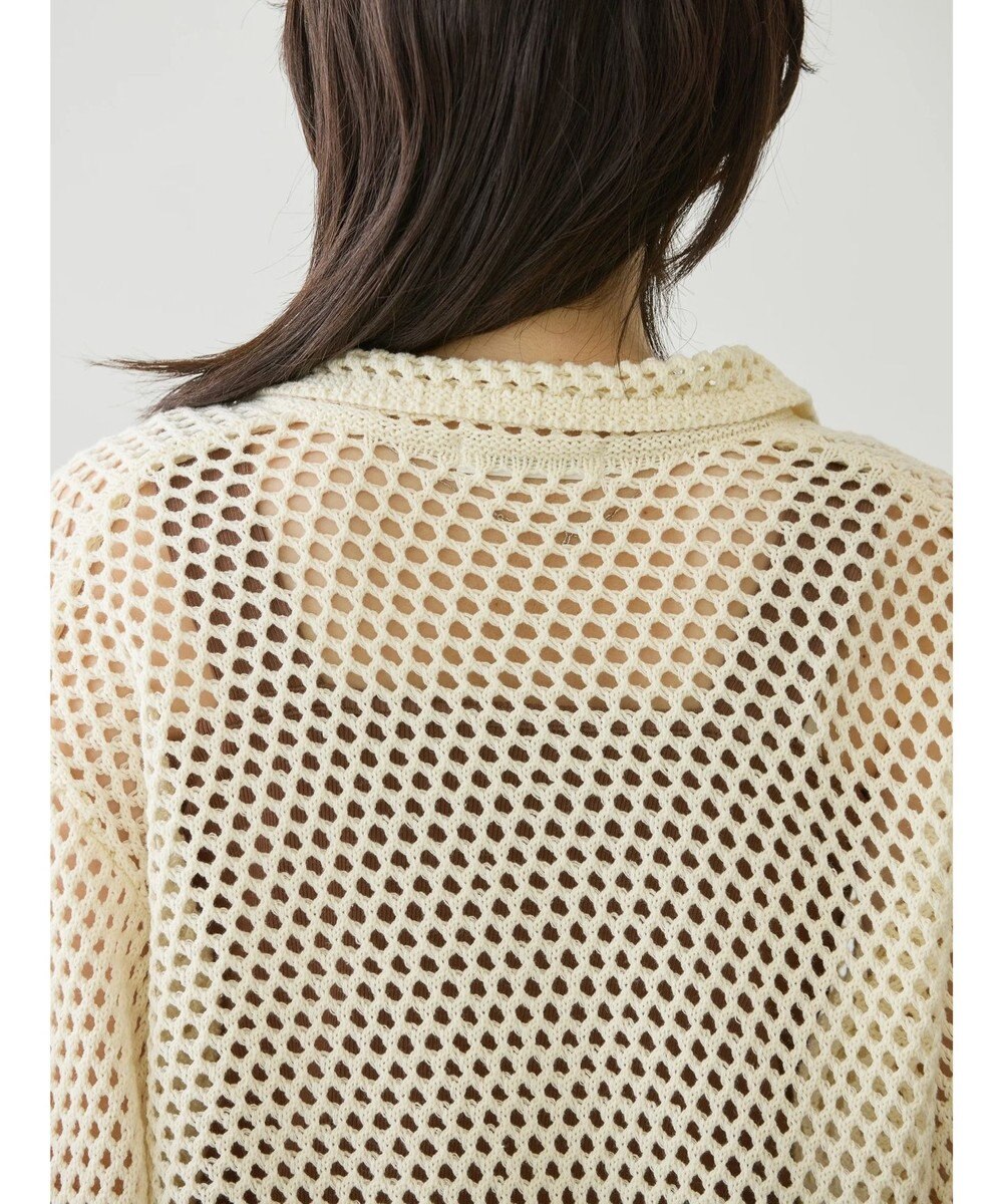 AMERICAN HOLIC 透かし編みニットカーディガン 