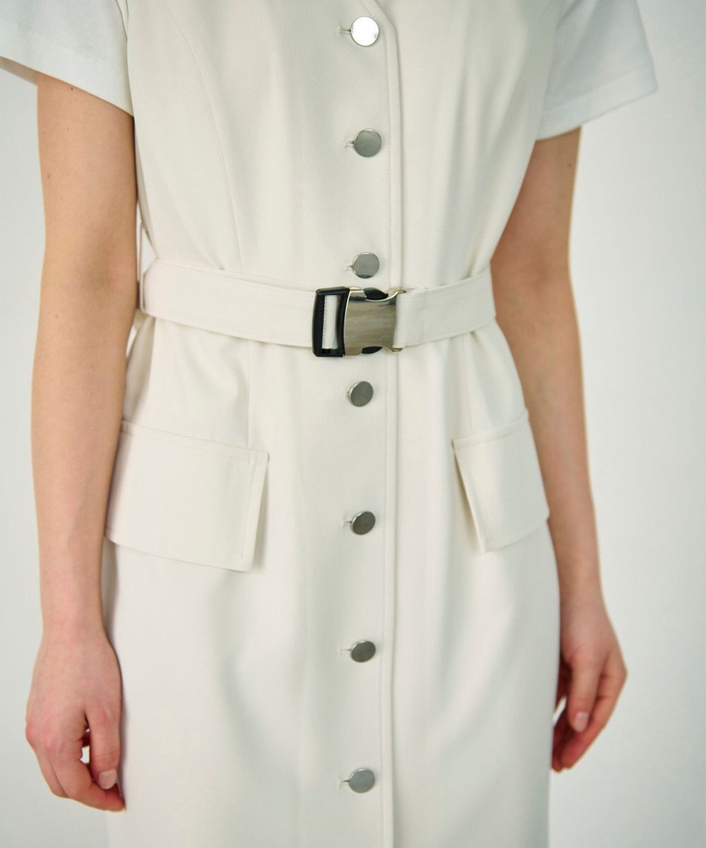 GRACE CONTINENTAL ベルト付ジャンパースカート 