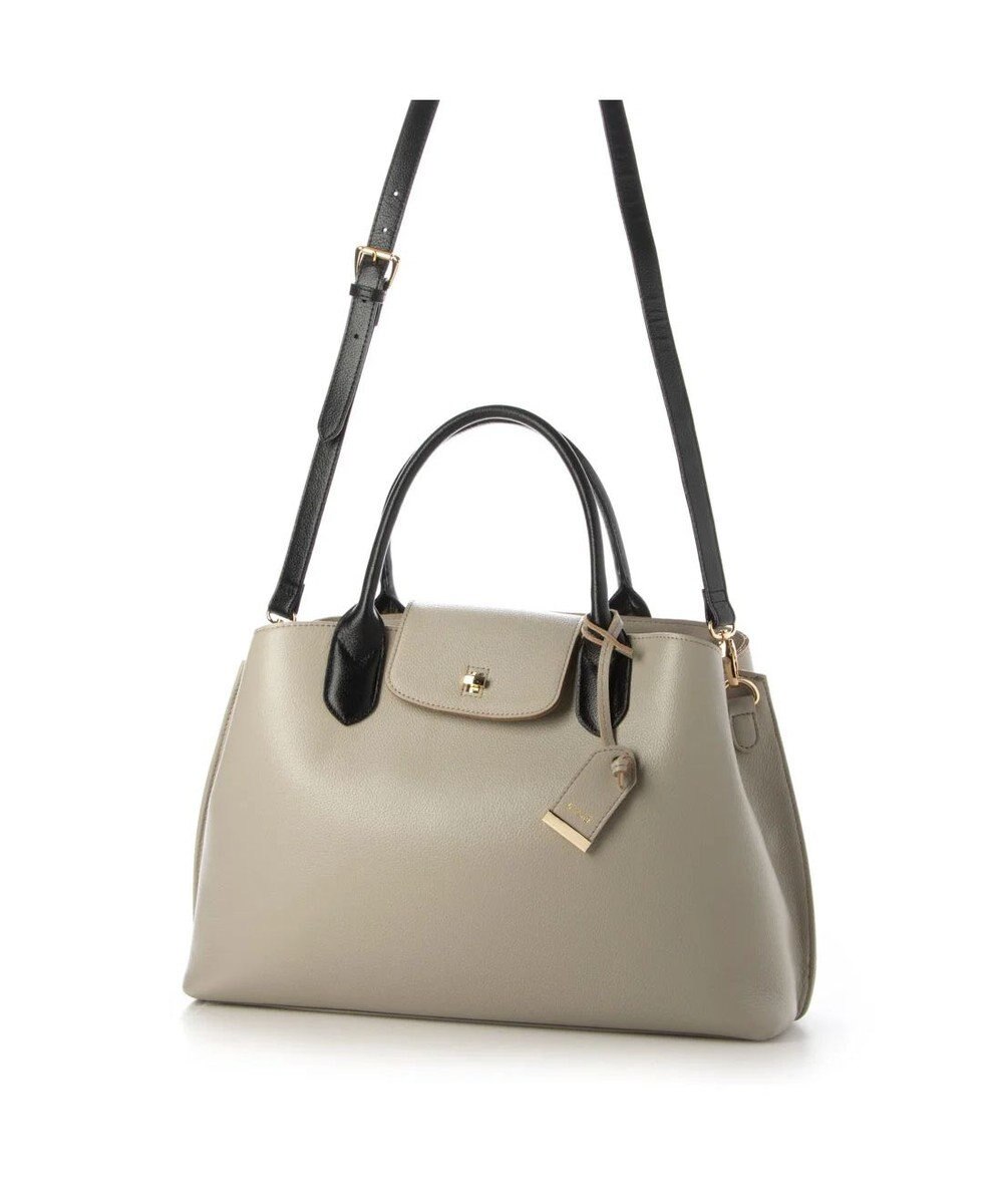 UNBILLION perche ゴートユーティリティヒネリかぶせA4トート 