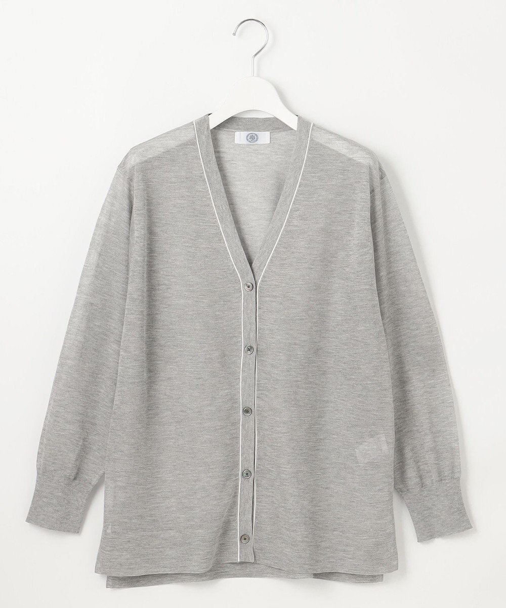 J.PRESS LADIES 【WEB限定カラーあり・洗える】Vis/Peスパーク ニット カーディガン 