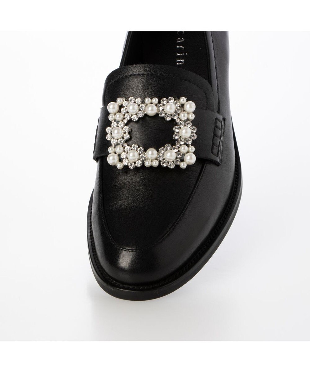 MODE ET JACOMO <carino>ビジューバックルローファー 