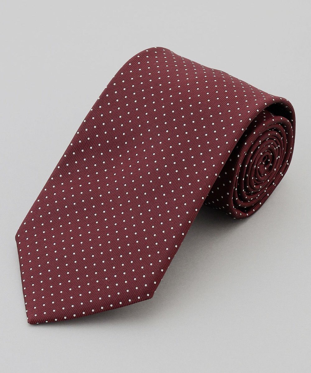 GOTAIRIKU 定番【日本製】シルク ネクタイ_ピンドット 
