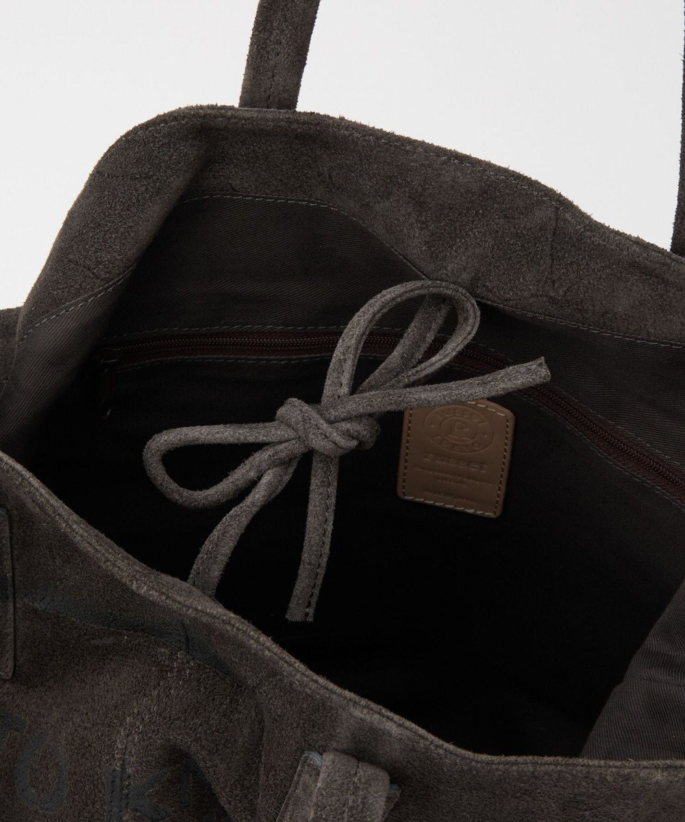 russet ステンシルデザインスエード2WAYトートバッグ(CE-1639) 