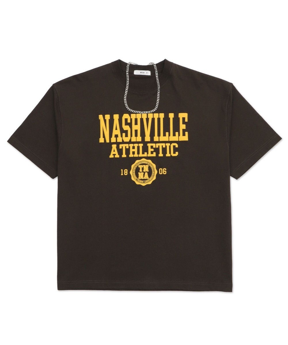 WEGO 【ユニセックス着用ITEM】アクセ付きグラフィックT（SS） 