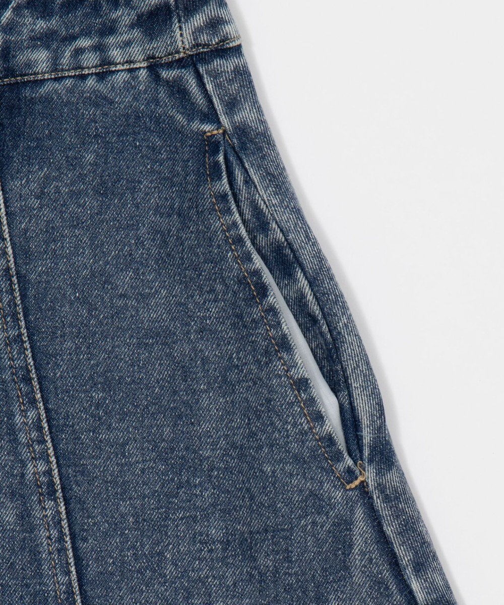 WEGO デニムフレアミニスカート 