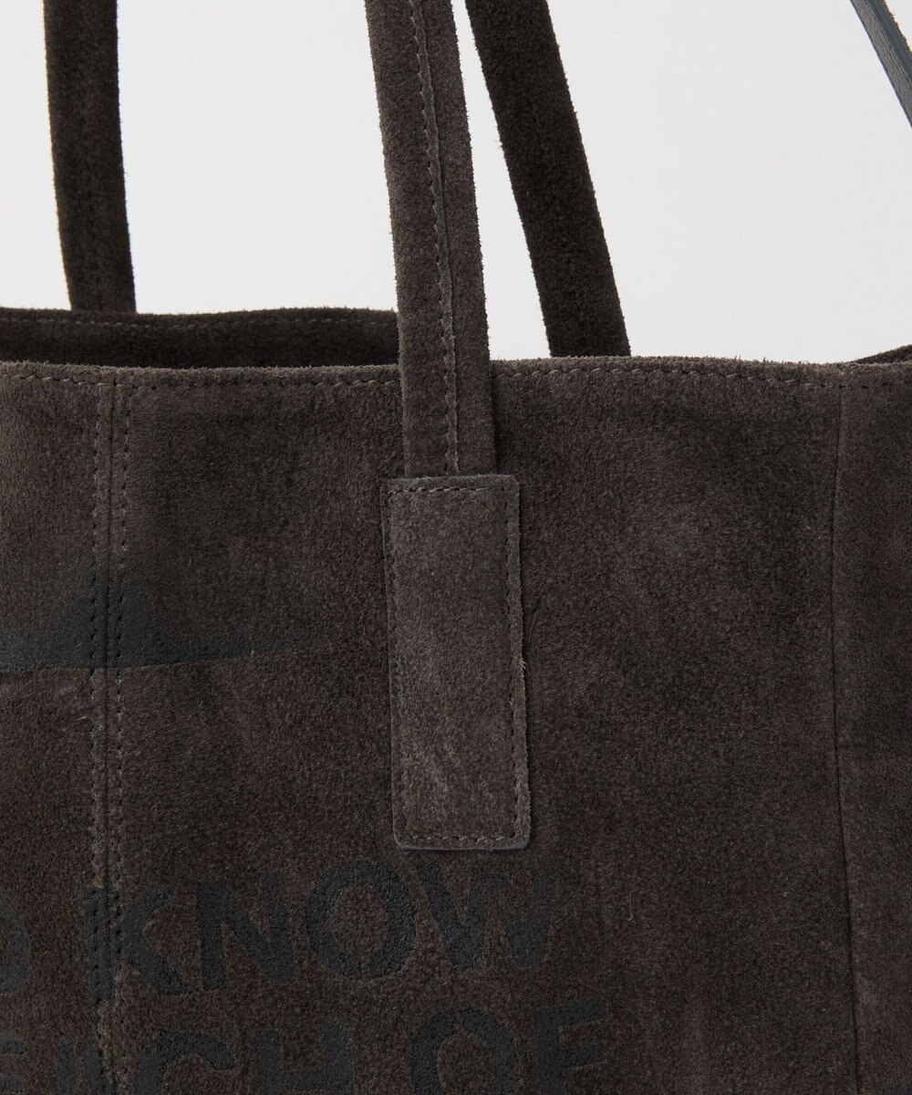 russet ステンシルデザインスエード2WAYトートバッグ(CE-1639) 