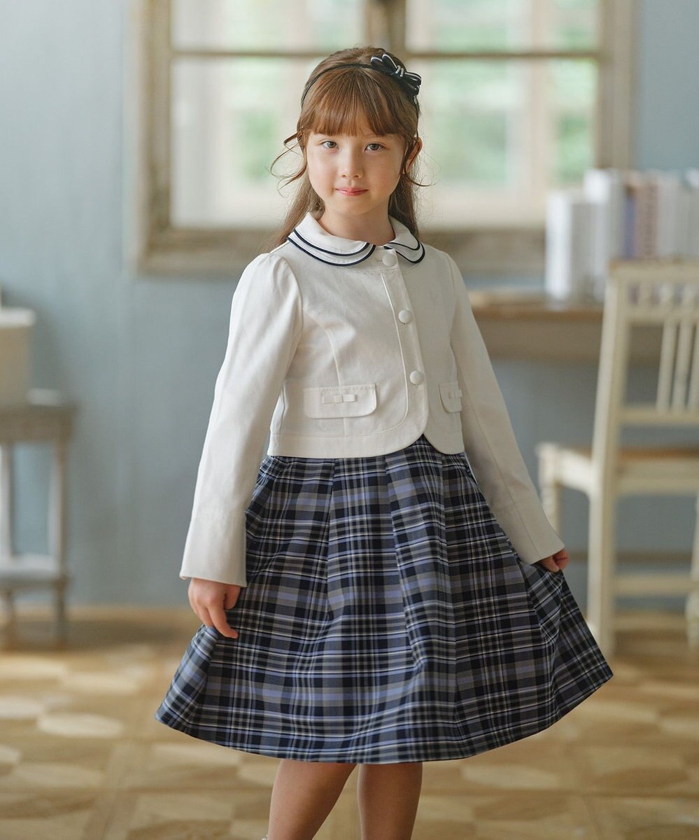 組曲 KIDS 【110-140㎝】ダブルカラー ブラウス 