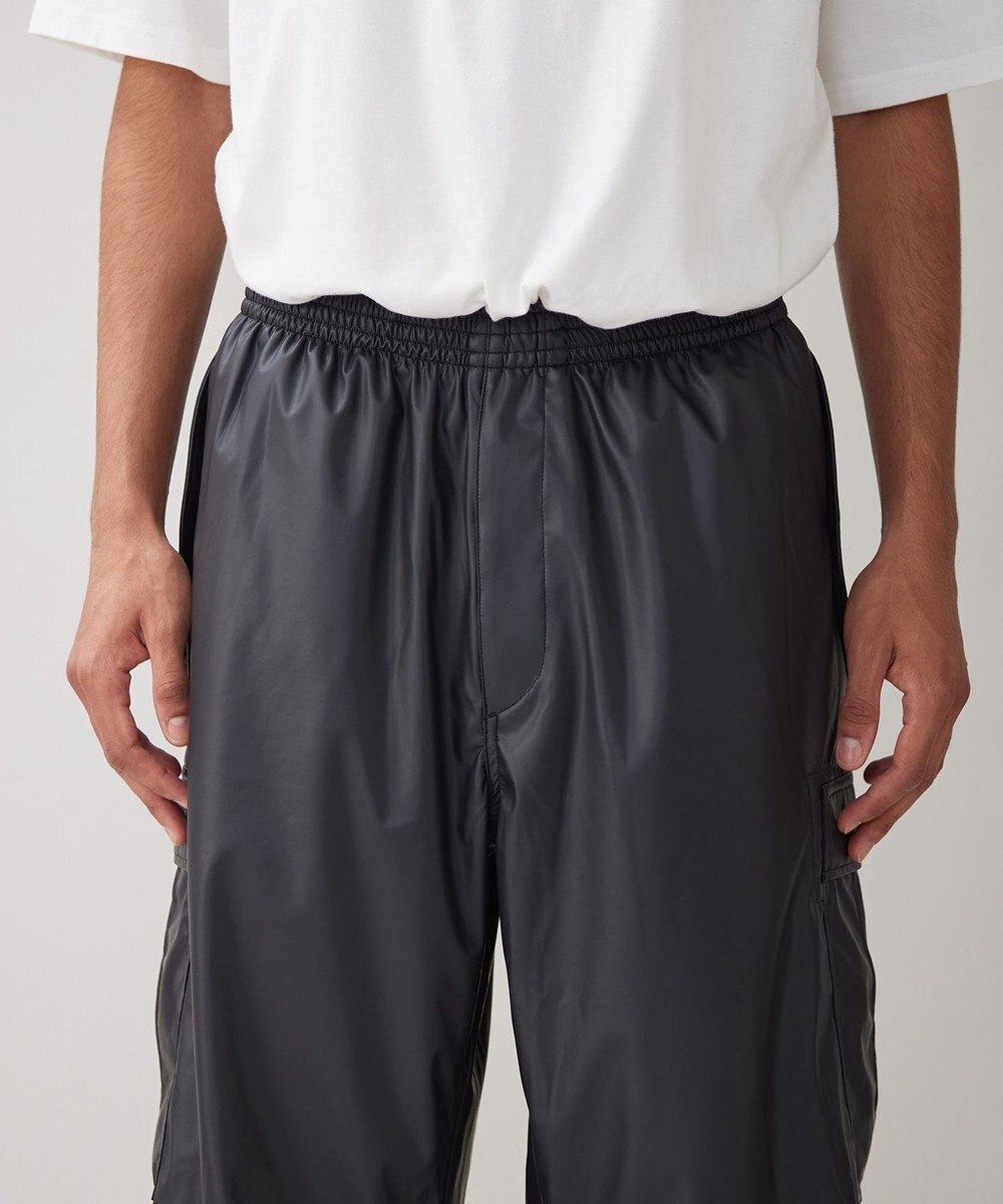 UNFILO MENS レザーライクカーゴパンツ [23年秋冬商品] 