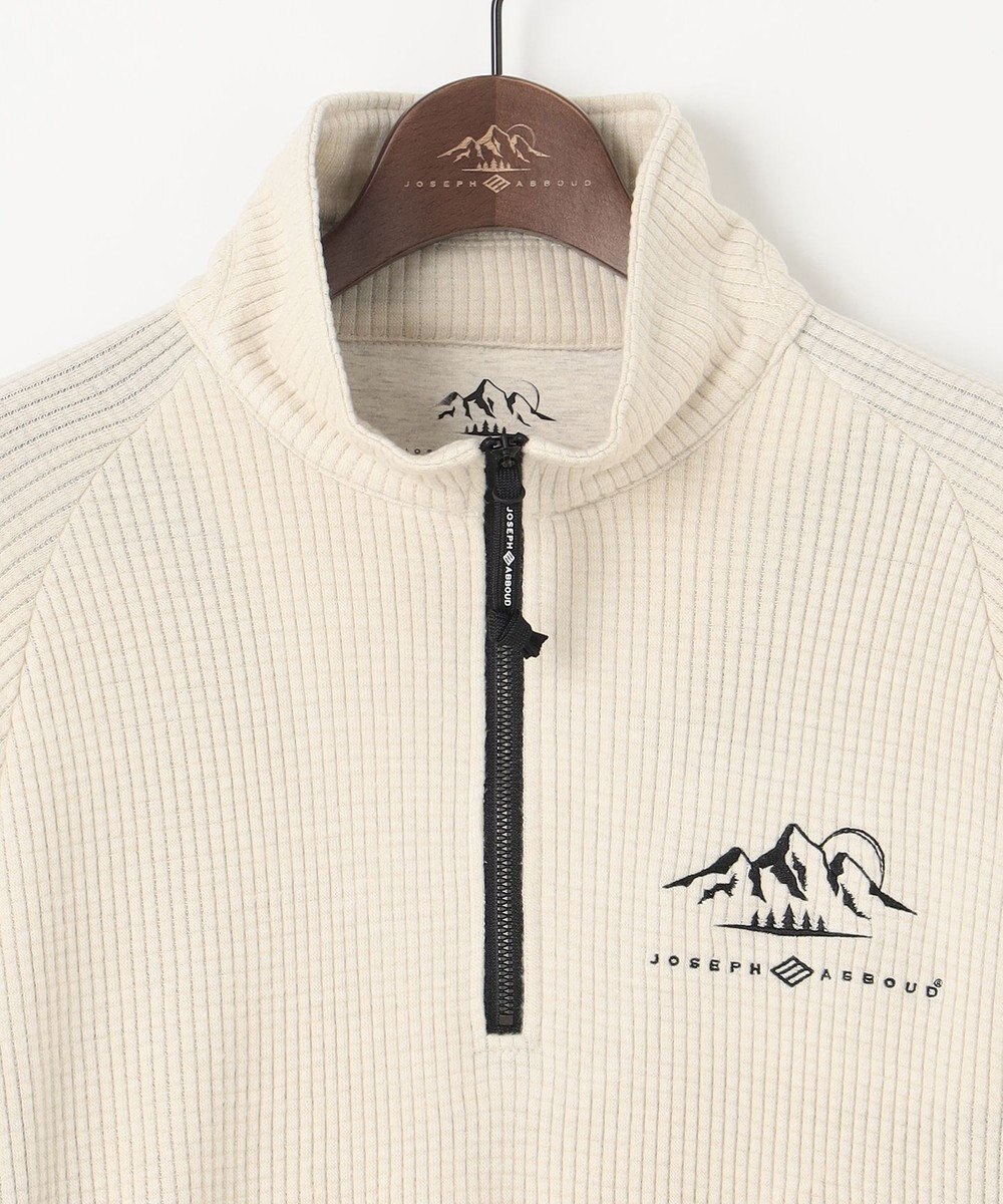 JOSEPH ABBOUD MOUNTAIN 【吸湿発熱/蓄熱保温/ソフト】ソフトウォームワッフル ポロシャツ 
