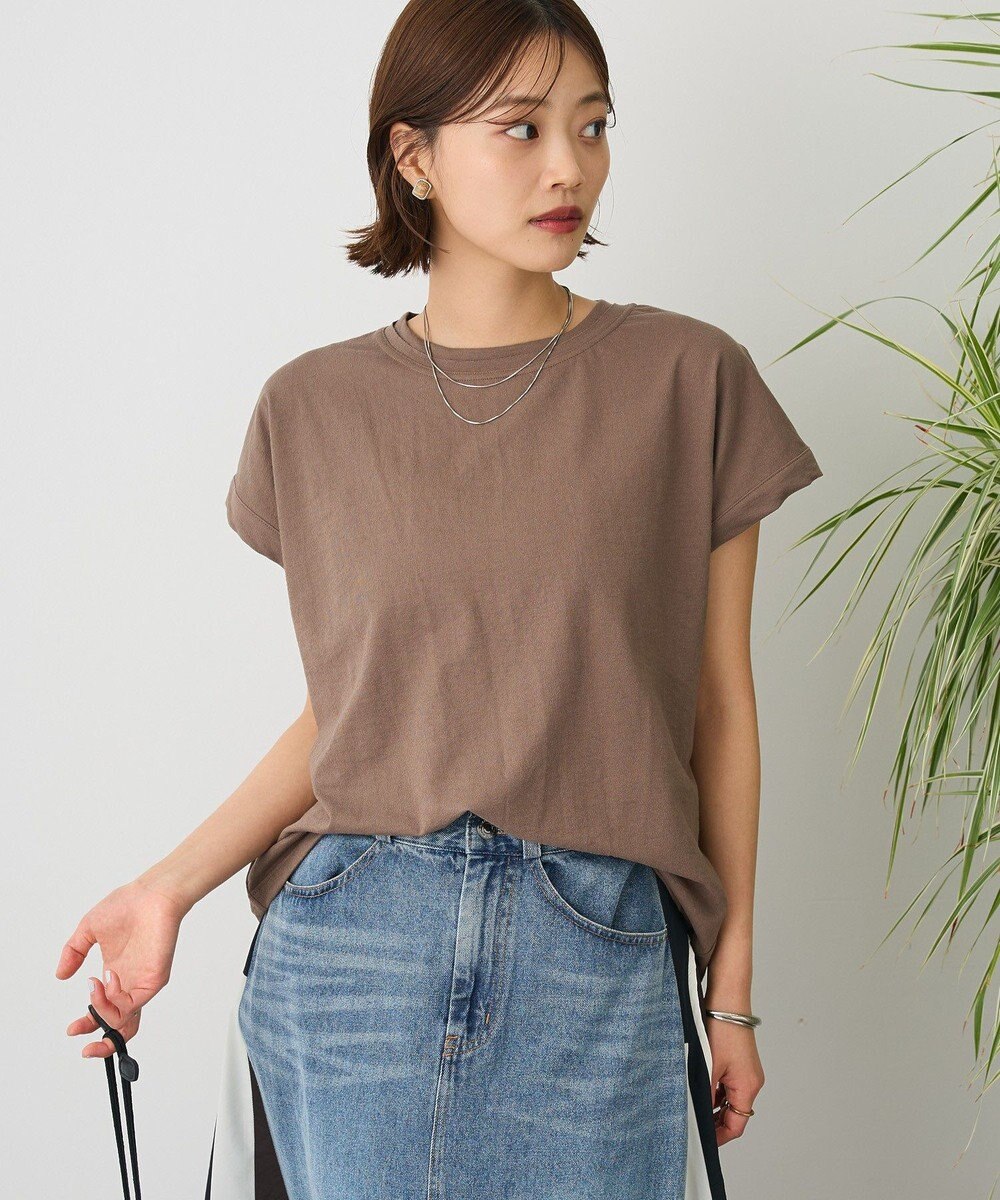CRAFT STANDARD BOUTIQUE カットクレープクルーネックTシャツ 