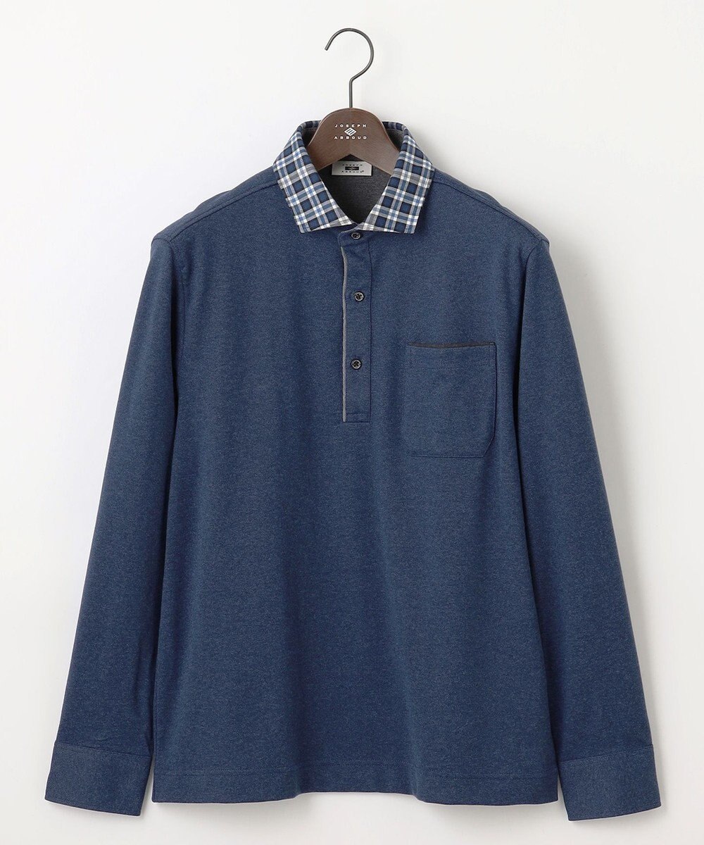JOSEPH ABBOUD 【保温性/微起毛/ジャパンファブリック】ウィンターダディー ポロシャツ 