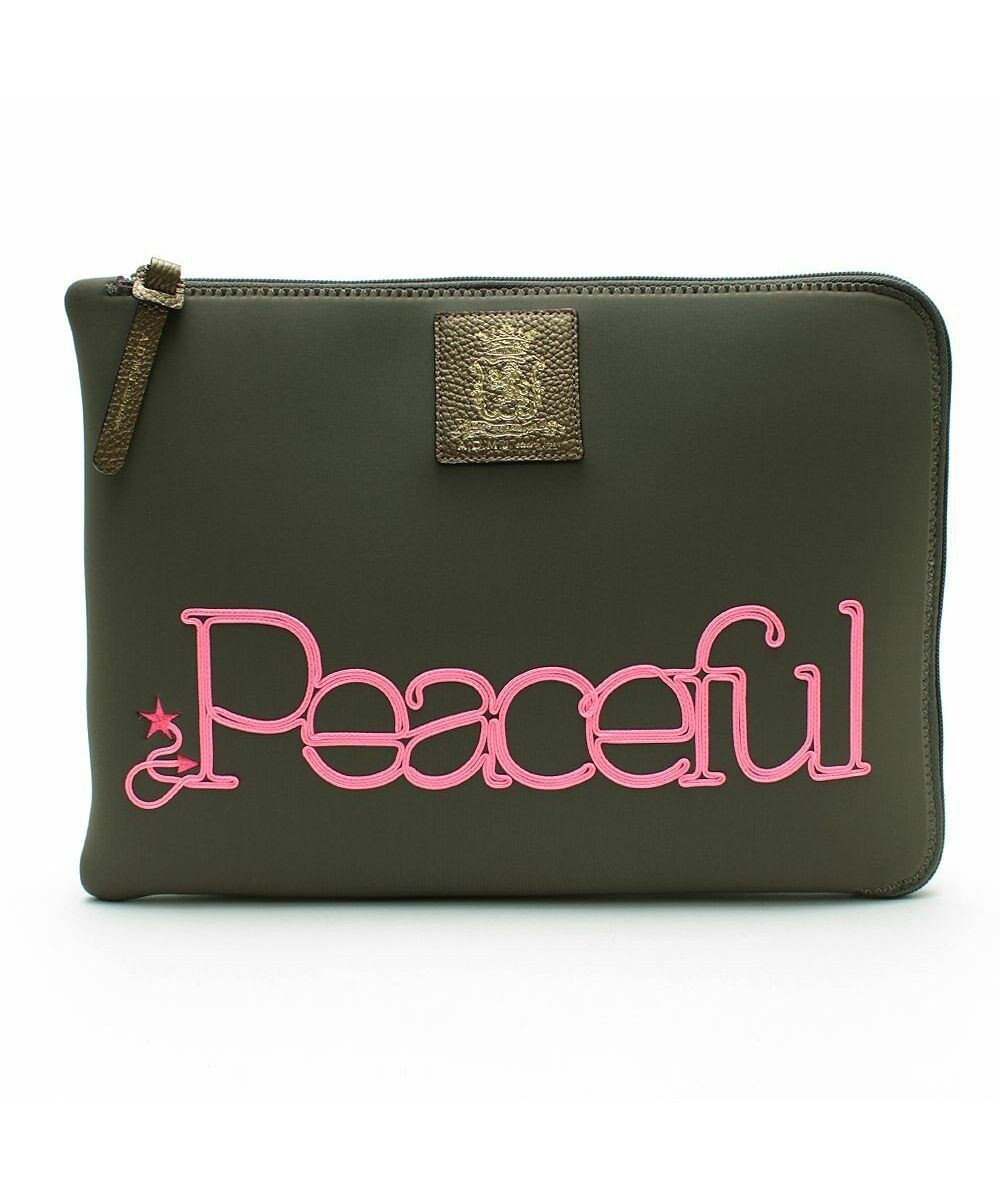 A.D.M.J. 【魔法の様に軽い】マジックライト/コード刺しゅうフラットポーチ2セット(S・LL) 